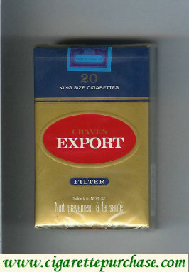 Craven Export filter cigarettes